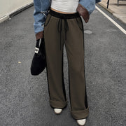 Contrast-Cuff Joggers