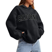 Lettered Pullover Hoodie