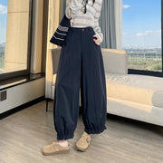 Cropped Balloon Trousers