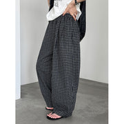 Check Balloon Trousers