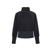 Fitted Stand-Collar Jacket