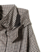 Hooded Check Jacket