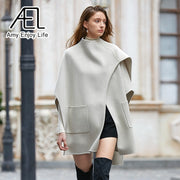Asymmetric Cape Coat