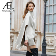 Asymmetric Cape Coat