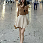 Flared Mini Skirt
