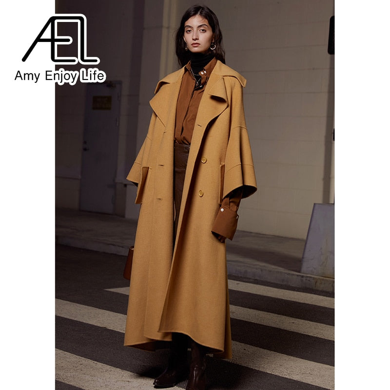 Statement-Cuff Longline Coat