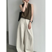 Flowing Wide-Leg Trousers