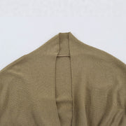 Tie-Waist Knit Cardigan